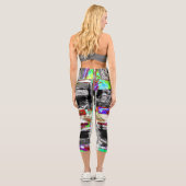 Leggings Capri High Waisted Yoga Capris – Reflection Layers (Verso)