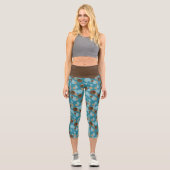 Leggings Capri Hip géométrique Moderne Motif d'art les années 50 (Recto)