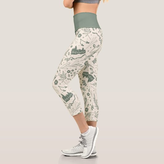 Leggings Capri HOGWARTS™ Herbologie Motif magique (Gauche)