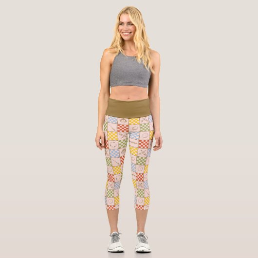 Leggings Capri HOGWARTS™ QUIDDITCH™ Team Checker Pattern (Recto)