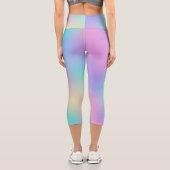 Leggings Capri Holographic Pastel Dream (Verso)