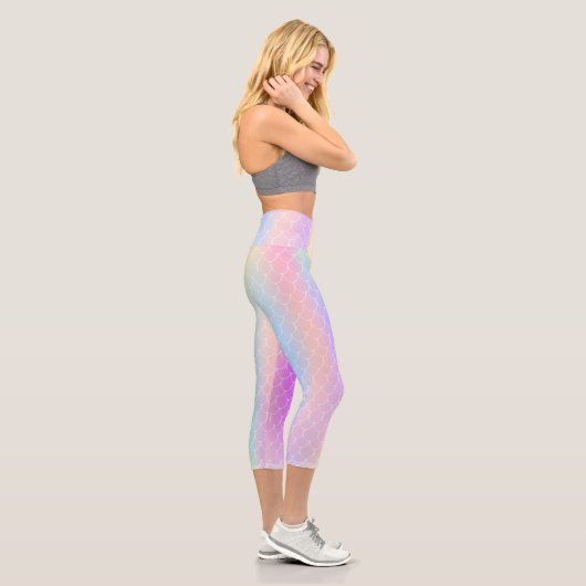Leggings Capri holographic siren with gradient scales (Droite)