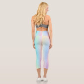Leggings Capri holographic siren with gradient scales (Verso)