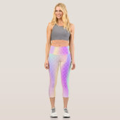 Leggings Capri holographic siren with gradient scales (Recto)