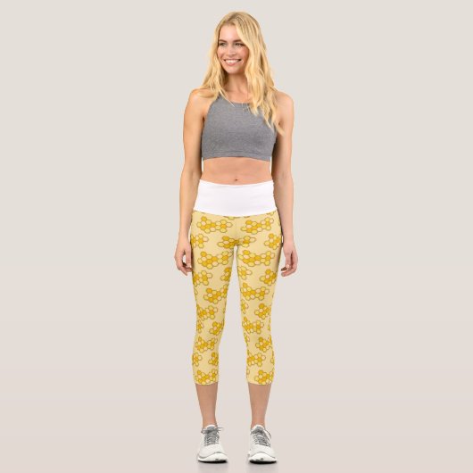 Leggings Capri Honey Bee Printable (Recto)