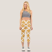 Leggings Capri Honeypeb Gold Parties scintillant Boho Collection  (Recto)