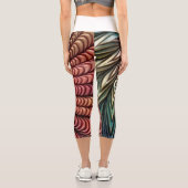 Leggings Capri Hypnotic 3D Mandala Vortex (Verso)