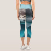 Leggings Capri Icy Mountain View (Verso)