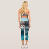 Leggings Capri Icy Mountain View (Verso)