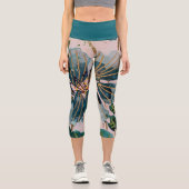 Leggings Capri Île botanique (Recto)