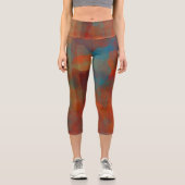Leggings Capri Illusion sud-ouest (Recto)