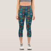 Leggings Capri Illustrateur scandinave (Recto)