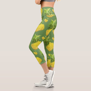 Leggings Capri Illustration d'ananas