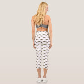 Leggings Capri Illustration d'Ankylosaurus (Verso)