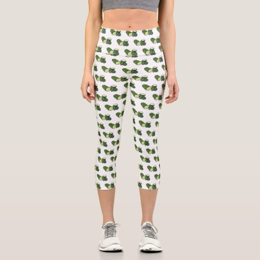 Leggings Capri Illustration de combre (Recto)