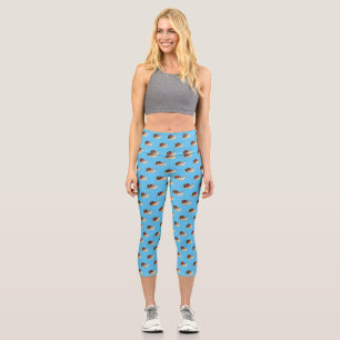 Leggings Capri Illustration de dessin animé d'escargot
