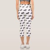 Leggings Capri Illustration de dessin sur l'orignal (Verso)