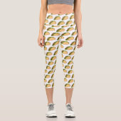Leggings Capri Illustration de dessin sur Taco (Recto)