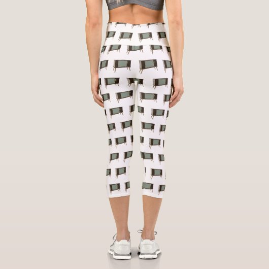 Leggings Capri Illustration de dessin télévisé (Verso)