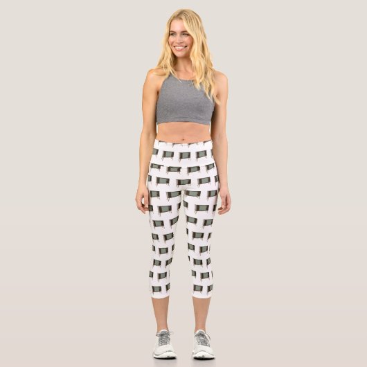 Leggings Capri Illustration de dessin télévisé (Recto)