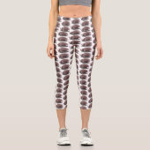 Leggings Capri illustration de dragon de Komodo (Recto)