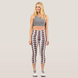 Leggings Capri illustration de dragon de Komodo