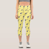 Leggings Capri Illustration de guitare électrique (Recto)