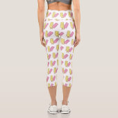 Leggings Capri Illustration de Ice pop (Verso)