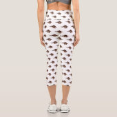 Leggings Capri Illustration de Kentrosaurus (Verso)