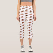Leggings Capri Illustration de Kentrosaurus (Recto)