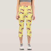 Leggings Capri Illustration de kit de batterie (Recto)