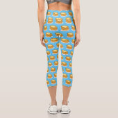 Leggings Capri Illustration de la tarte à l'oeuf (Verso)