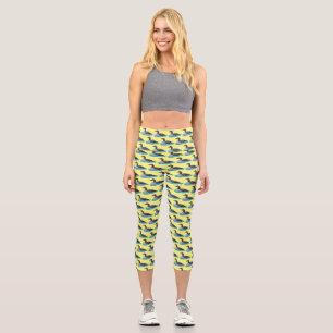 Leggings Capri Illustration de Loon bird