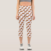 Leggings Capri Illustration de Peking duck (Recto)