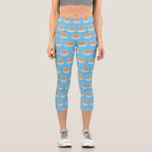 Leggings Capri Illustration de Shumai dim sum (Recto)