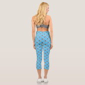Leggings Capri Illustration de Tamandua (Verso)