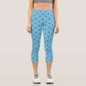 Leggings Capri Illustration de Tamandua (Recto)
