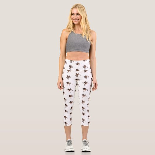 Leggings Capri Illustration de Tarantula (Recto)