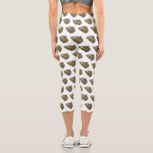 Leggings Capri Illustration de Tarsier (Verso)