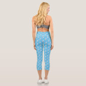Leggings Capri Illustration de voilier (Verso)