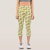 Leggings Capri Illustration des jeux de cuisine (Recto)