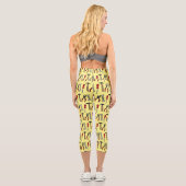 Leggings Capri Illustration des outils de menuiserie (Verso)