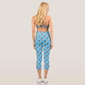 Leggings Capri Illustration d'escargot (Verso)