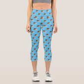 Leggings Capri Illustration d'escargot (Recto)