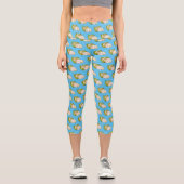 Leggings Capri Illustration du chou-fleur (Recto)