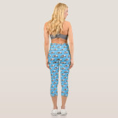 Leggings Capri Illustration du fourgon de livraison (Verso)