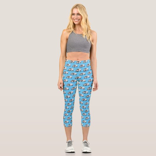 Leggings Capri Illustration du fourgon de livraison (Recto)