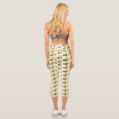 Leggings Capri Illustration du fourgonnette de livraison (Verso)