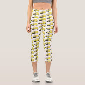 Leggings Capri Illustration du fourgonnette de livraison (Recto)