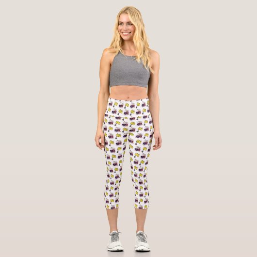 Leggings Capri Illustration du mixer (Recto)